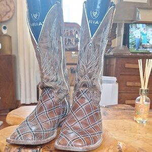 Mens Brown Western Boots